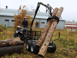 Vyvážačka za štvorkolku alebo malotraktor